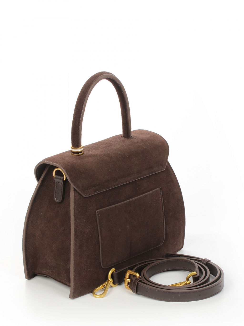 LACCOMA сумка АМ2236-2Ф-шоколадный натуральная замша  фото 2