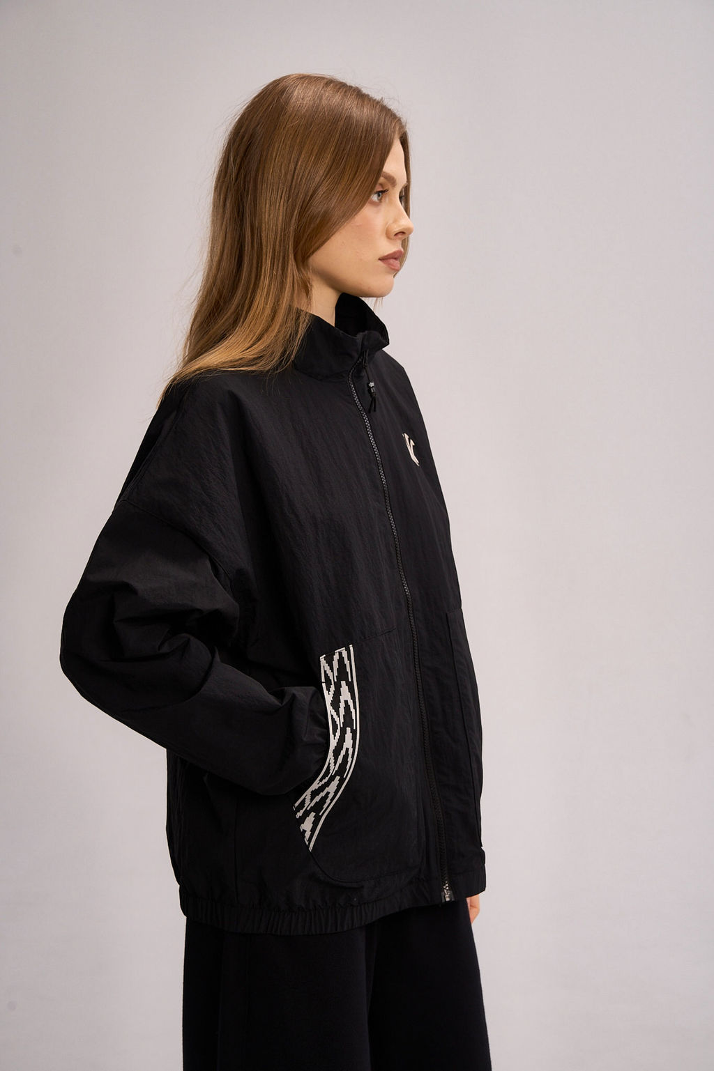 Куртка Черный KAI Mercerized Velvet Jacket - Anta фото 5