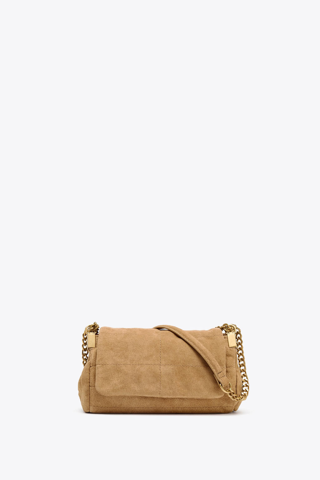 SPLIT SUEDE SHOULDER BAG - Zara фото 2