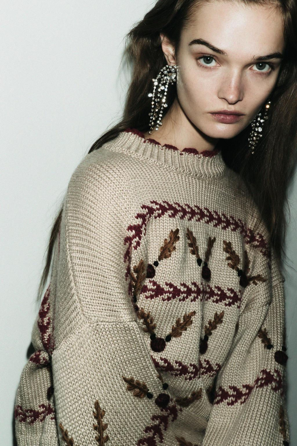 REINDEER KNIT SWEATER - Zara фото 4