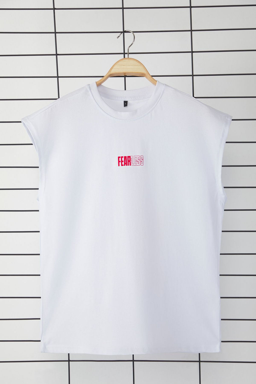 Trendyolmilla Man Beyaz Oversize/Genis Kesim %100 Pamuklu Bask?l? T-Shirt TMNSS25AL00003  фото 4