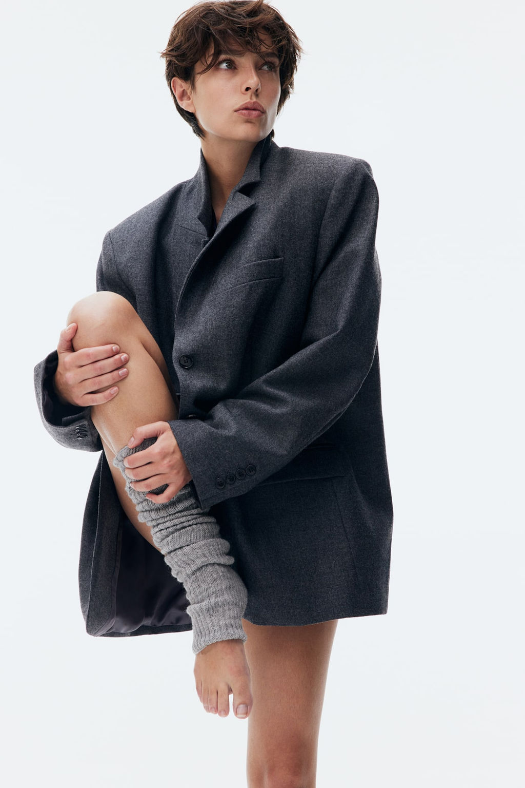 Calentadores largos en punto de canale - H&m фото 2