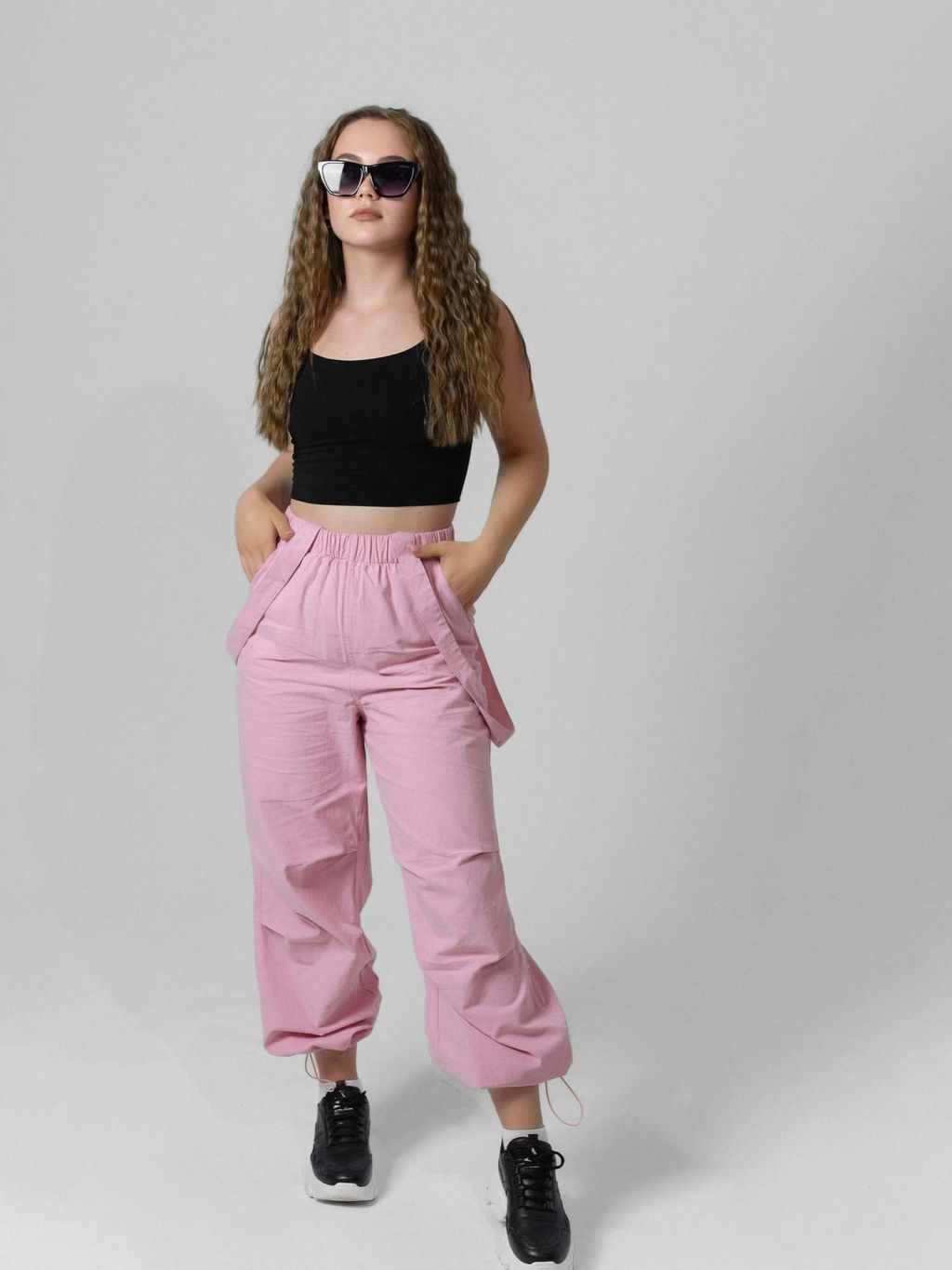 Брюки Иветта (розовый) - Nadi bordo фото 2