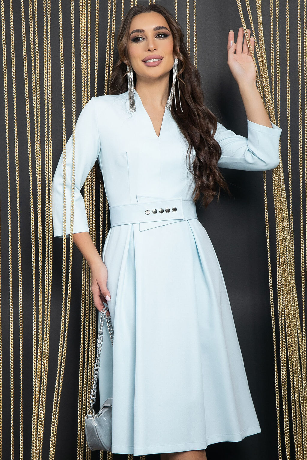 Платье Константа(серое) П11605 - Lt collection фото 9