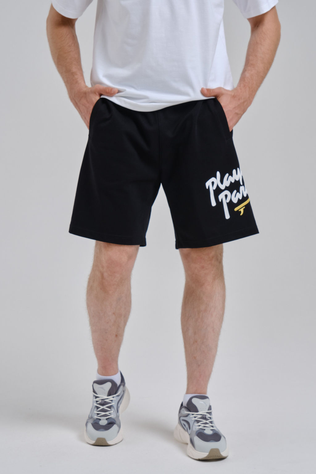 Шорты трикотажные Черный