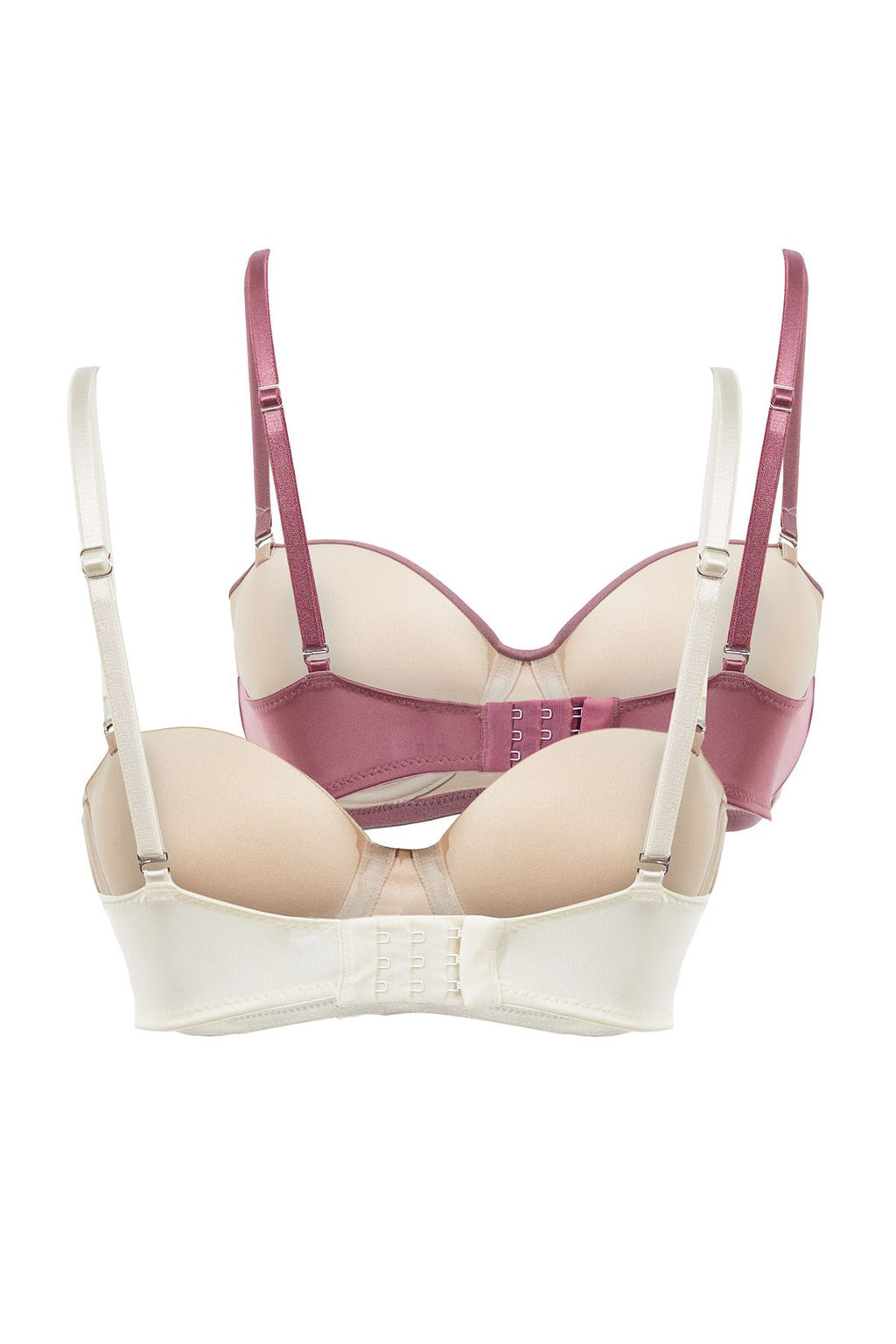 TRENDYOLMILLA Gul Kurusu-Ten 2li Paket Ip Ask?l? Dolgusuz Butun Kap Balkonet Orme Sutyen THMSS21SU0141  фото 28