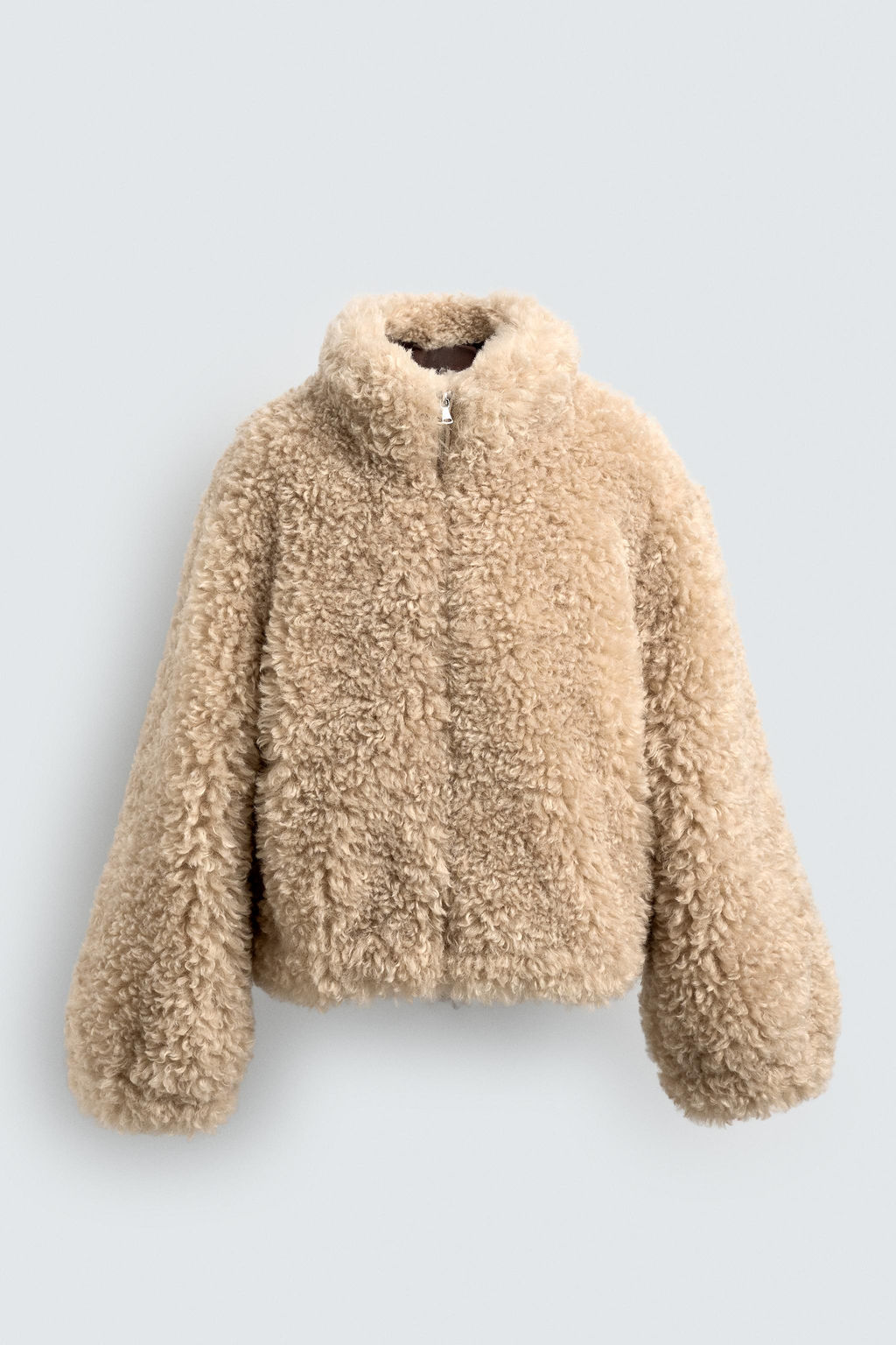 FAUX FUR BOMBER JACKET HARRY LAMBERT FOR ZARA X DISNEY