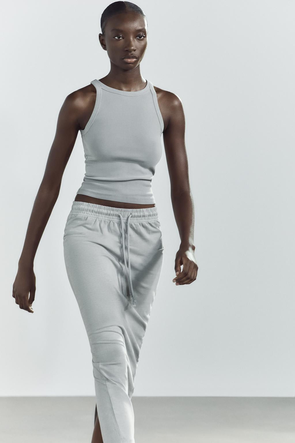 FADED-EFFECT HALTER TOP - Zara фото 15