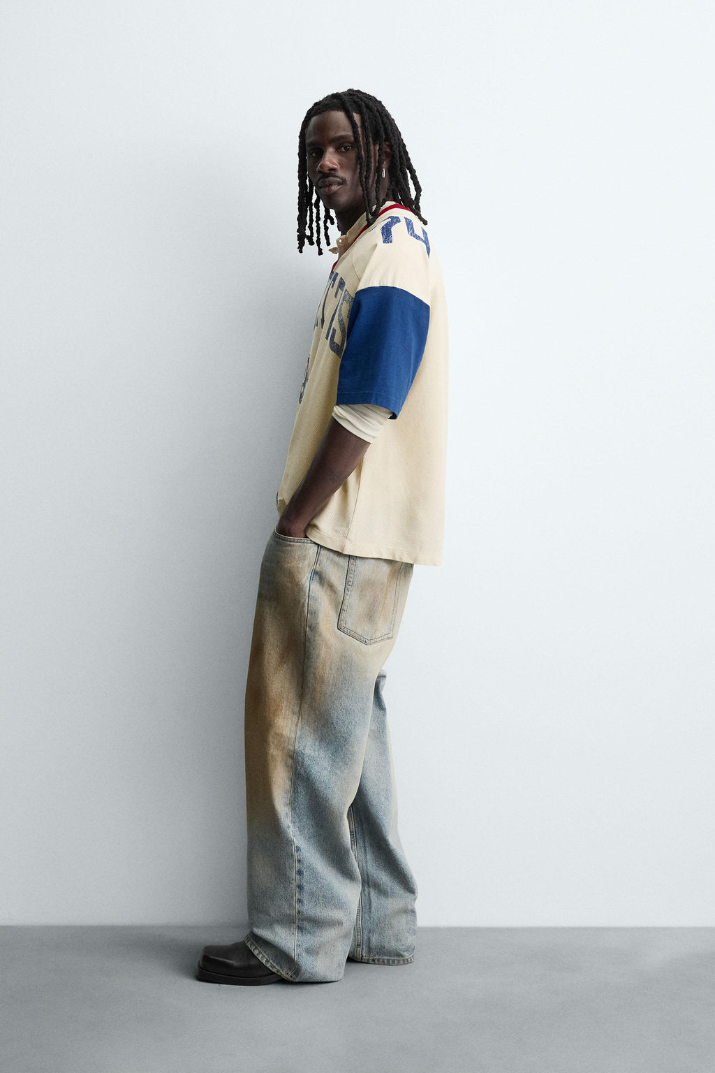 RETRO VARSITY T-SHIRT - Zara фото 4