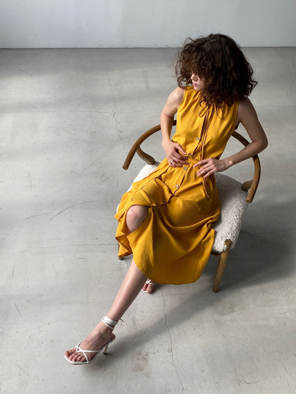 Платье, как из к/ф Красотка, в цвете манго - Martichelli фото 16