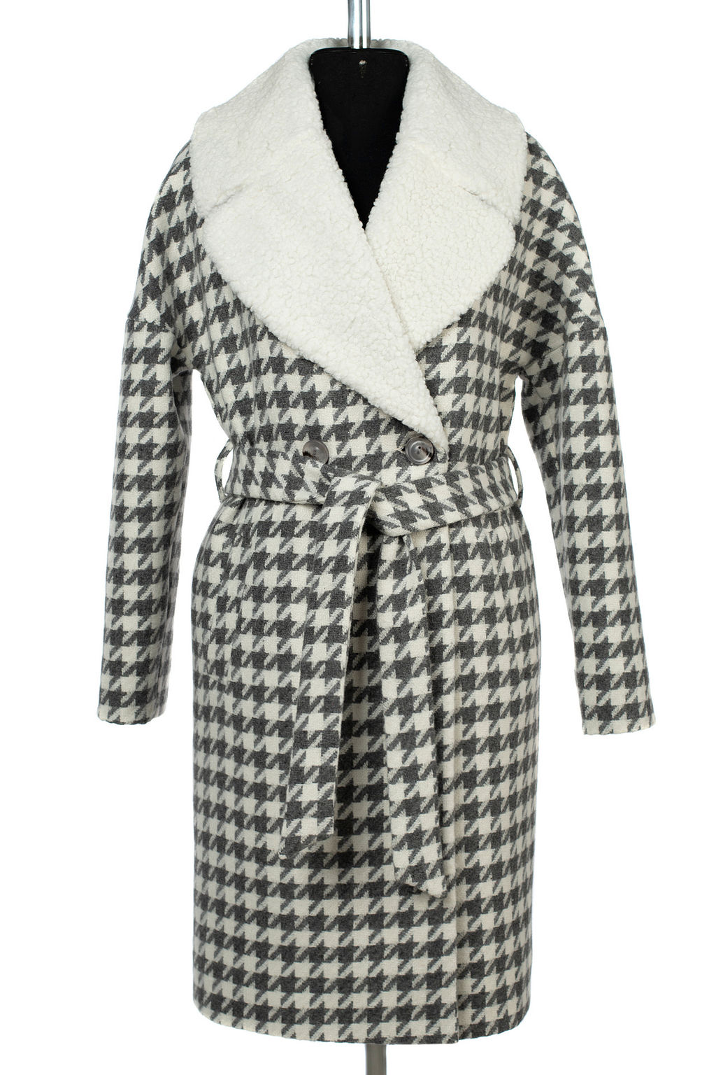 02-3165 Пальто женское утепленное (пояс) - El podio фото 17