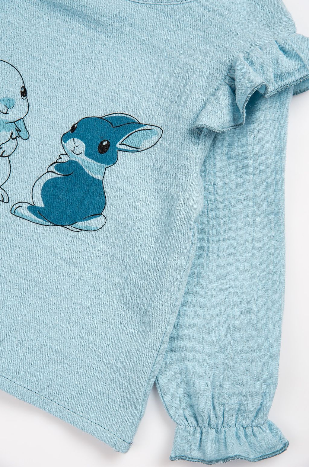 Хлопковая кофточка для девочки из муслина Bonito  фото 5