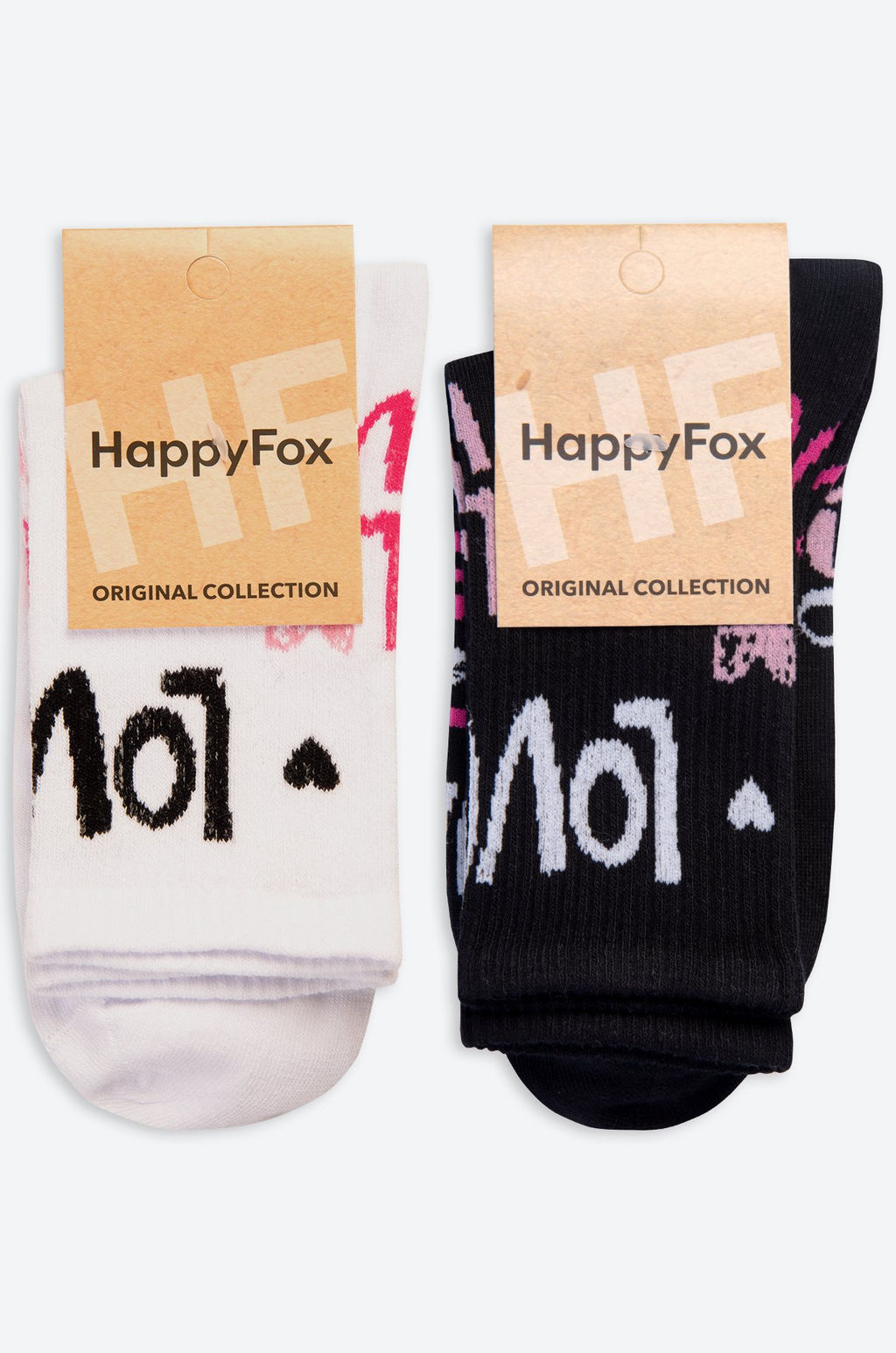 Женские носки из натурального хлопка 2 пары Happy Fox  фото 6