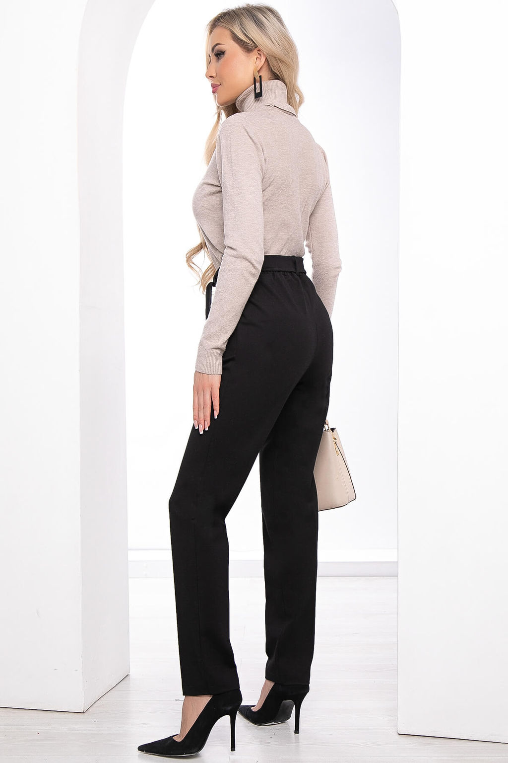 Брюки Мирра (черные) Б8368 - Lt collection фото 2