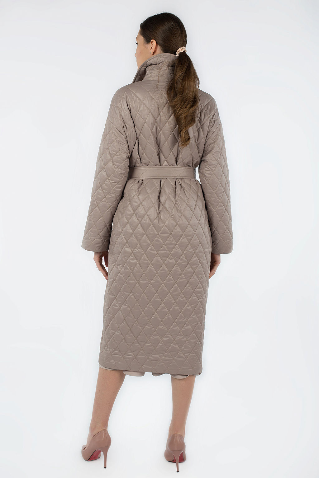 Пальто женское демисезонное (пояс) - El podio фото 4