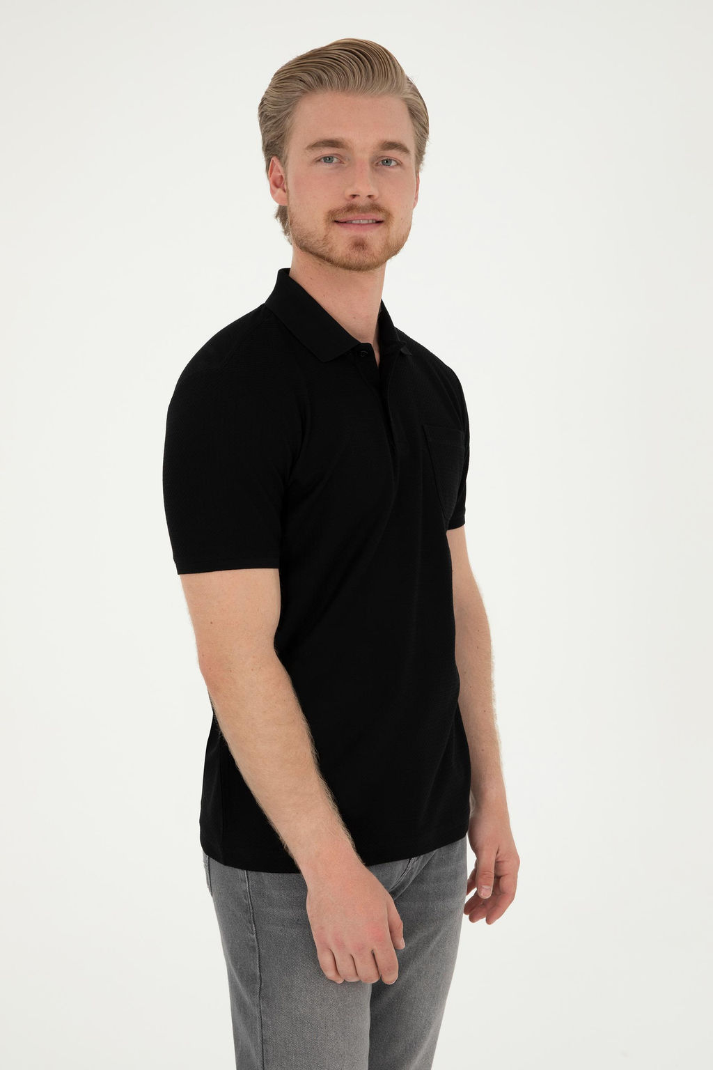 U. S. Polo Assn / Мужская черная футболка - U.s. polo assn фото 10