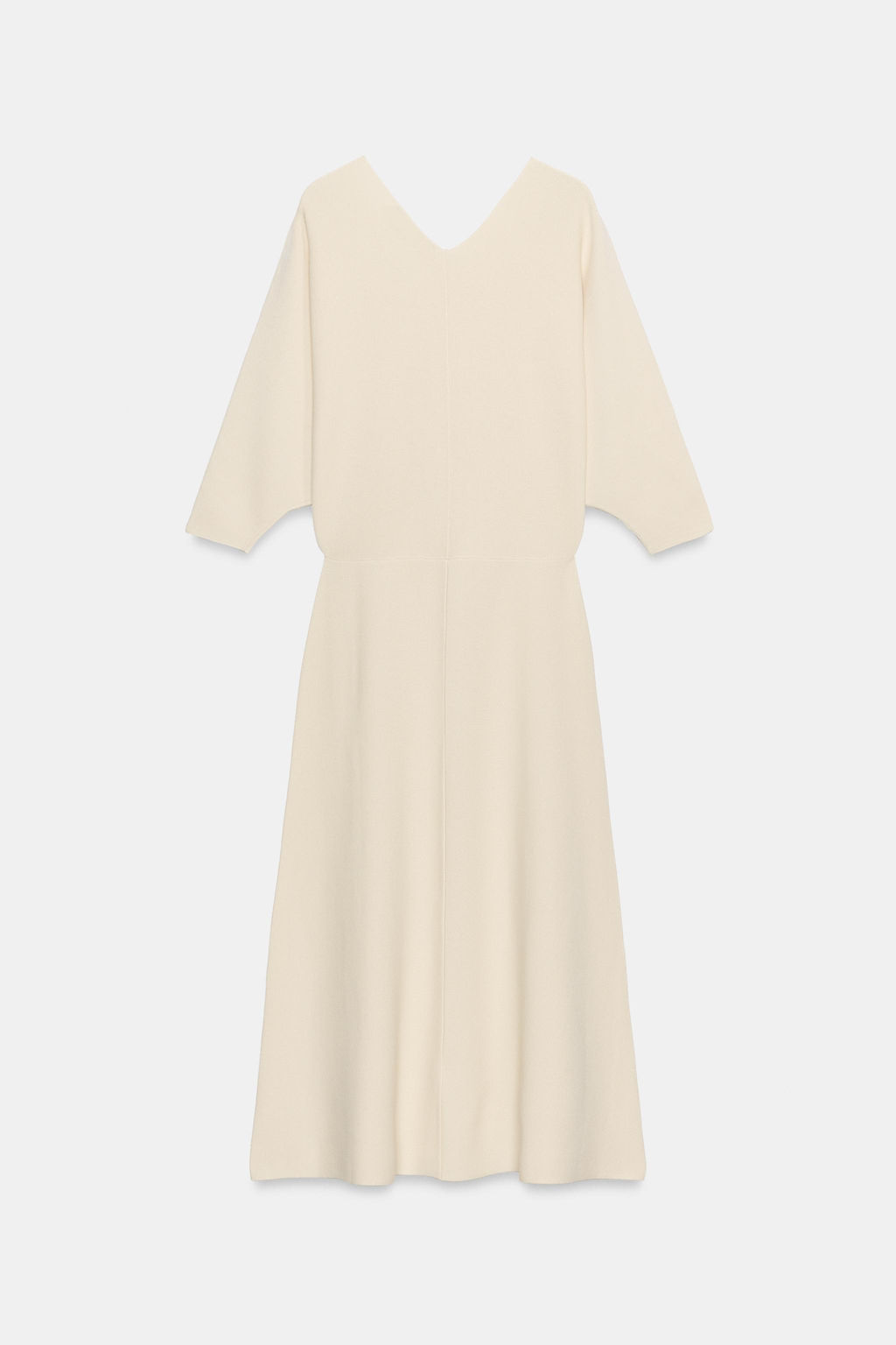 VESTIDO MIDI PUNTO / Crudo - Zara фото 8