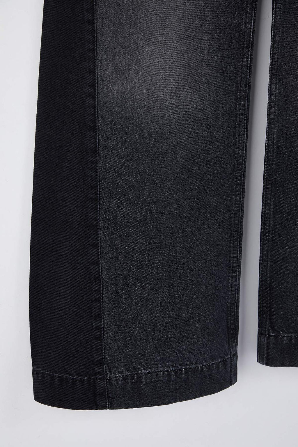 Ozel Koleksiyon Mavi Yuksek Bel Renk Bloklu Wide Leg Genis Paca Jeans TWOAW26JE00099 - Trendyolmilla фото 8