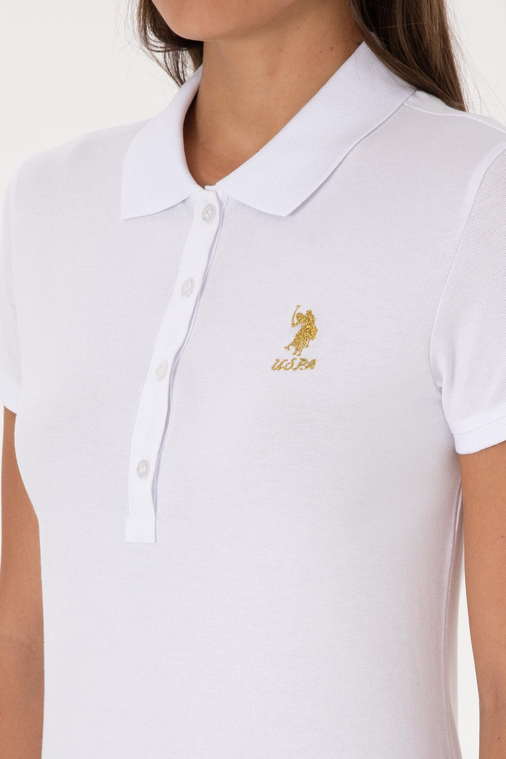 Kad_n Beyaz Basic Ti__rt - U.s. polo assn фото 6