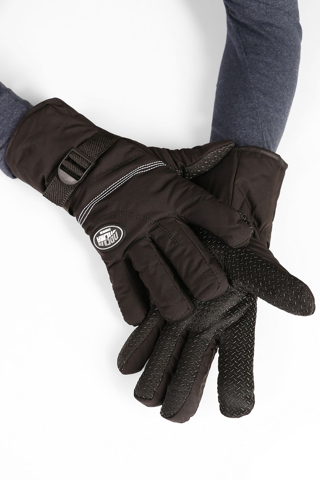 2-58 0708.С3 Перчатки мужские утепленные для сенсорных экранов - Almond фото 2