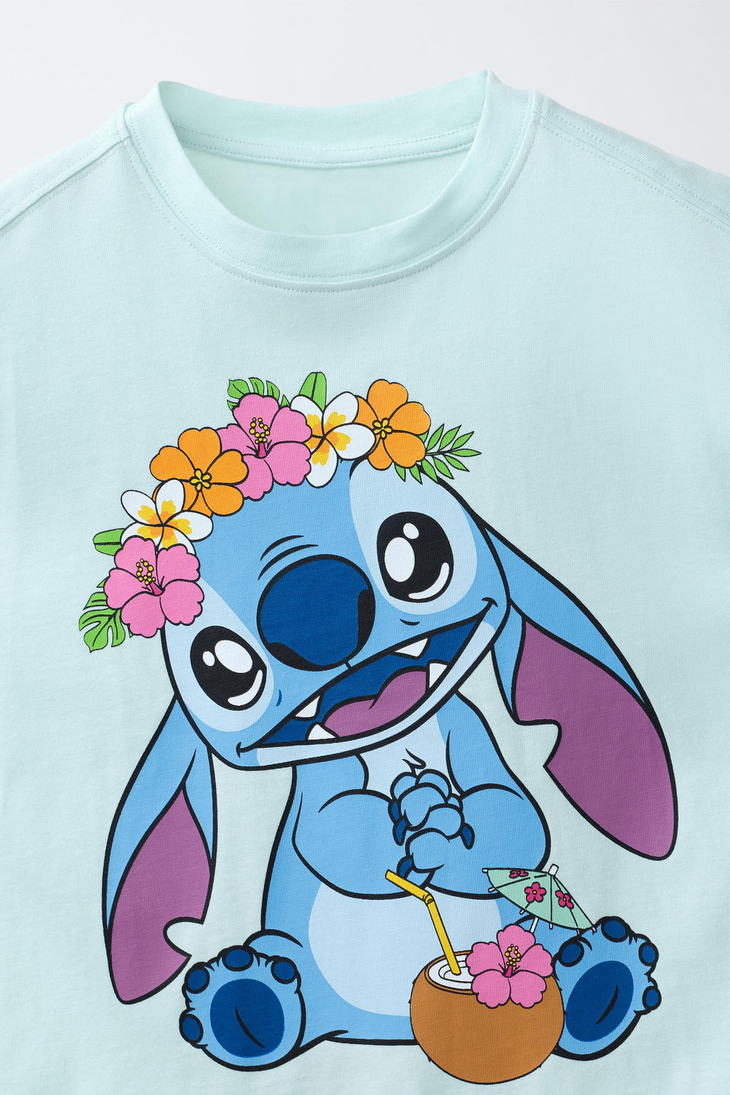 CAMISETA ESTAMPADO LILO & STITCH  DISNEY / Azul - Zara фото 3