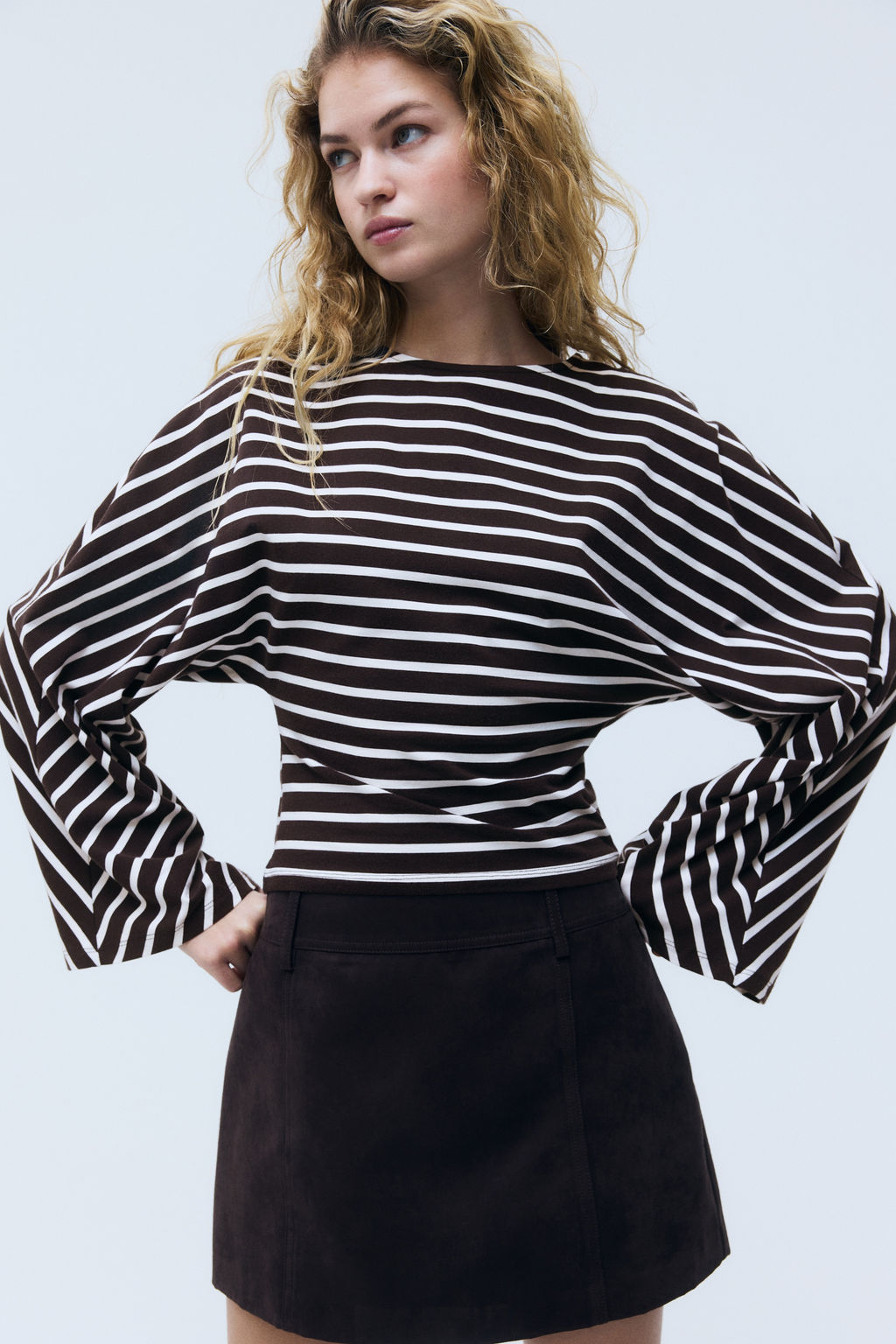Top de punto con mangas murci?lago - H&m фото 6