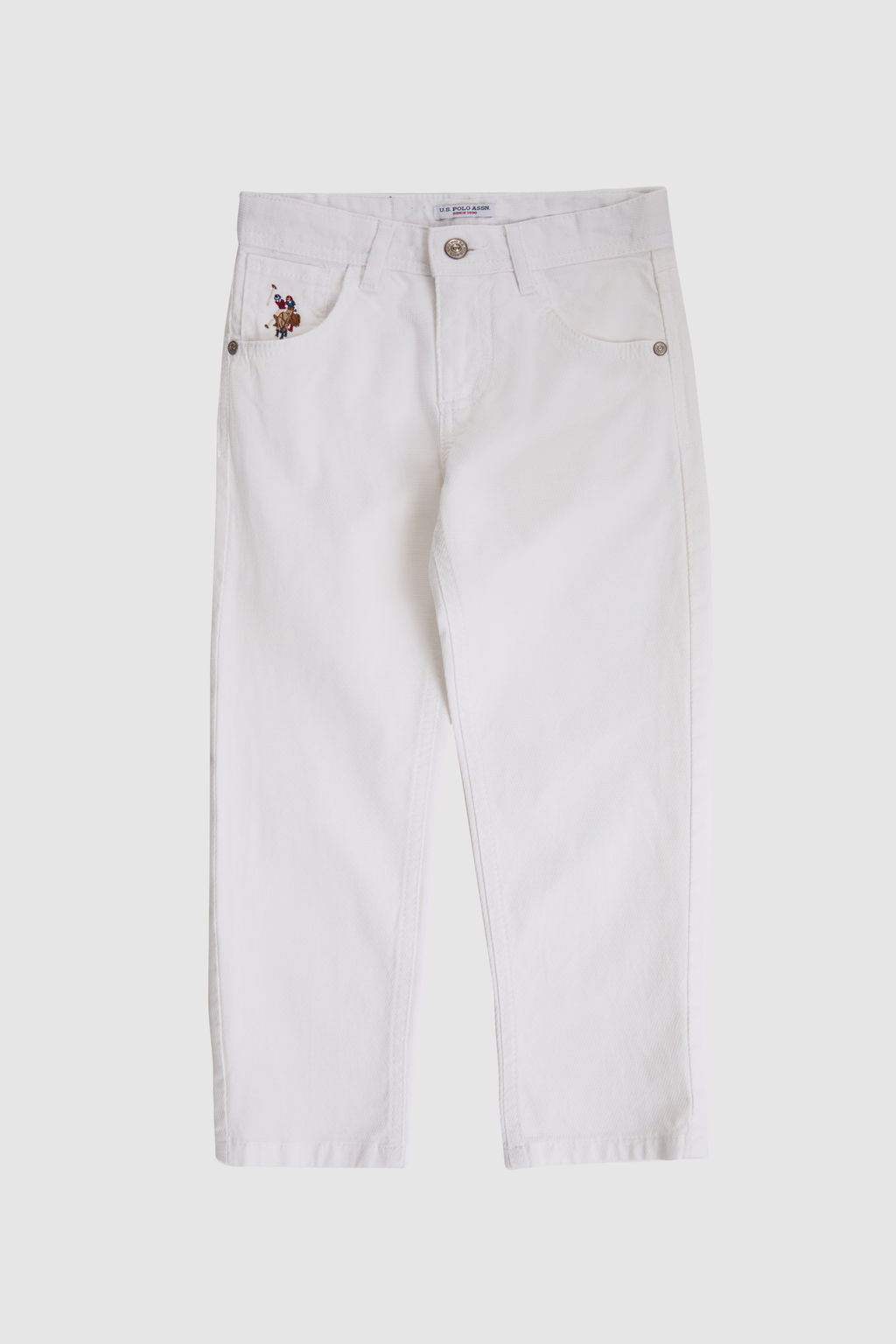 Erkek Гocuk Beyaz Kanvas Pantolon - U.s. polo assn фото 2