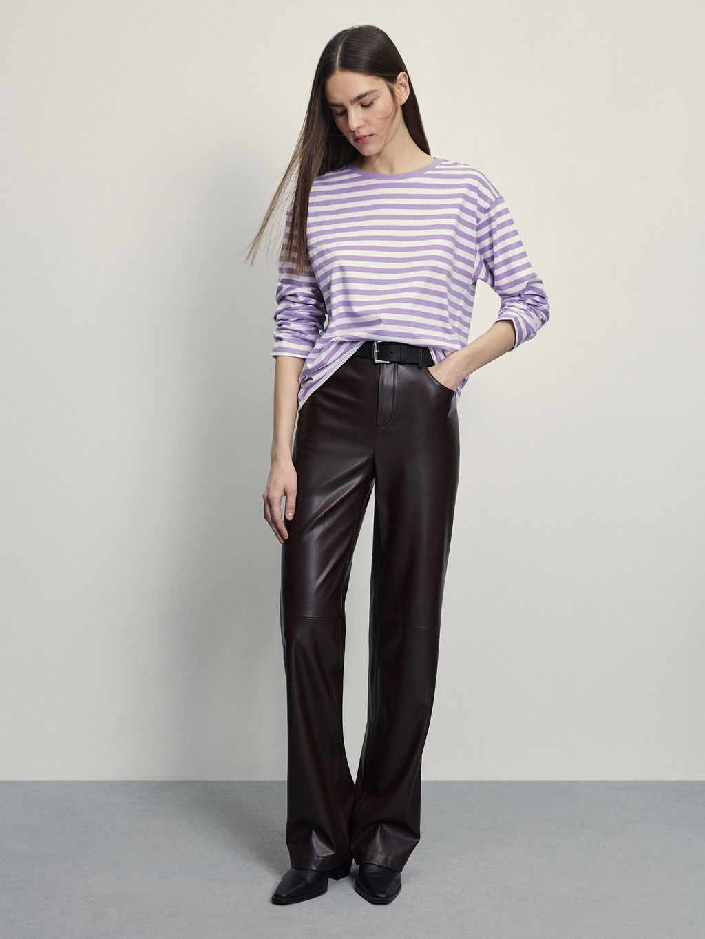 Лонгслив в полоску / Zarina  фото 2