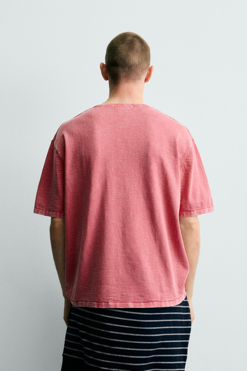 CAMISETA PUNTO ESTRUCTURA FLAM? / Rosa - Zara фото 3