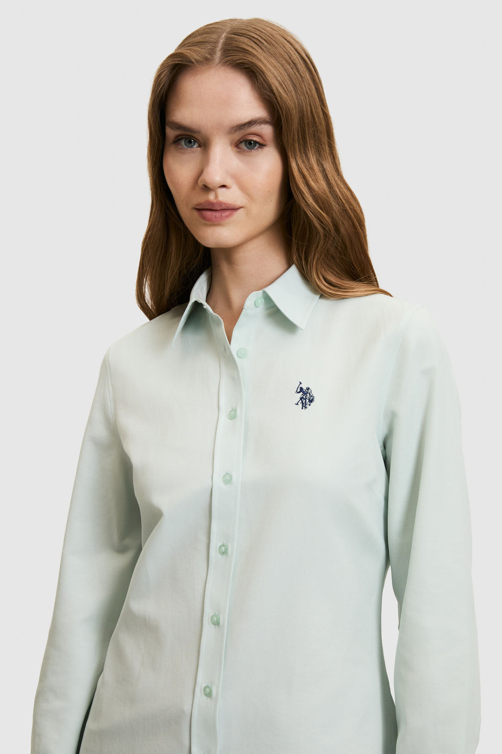 KadДn Su YeЕili Uzun Kollu Basic GГmlek - U.s. polo assn фото 2