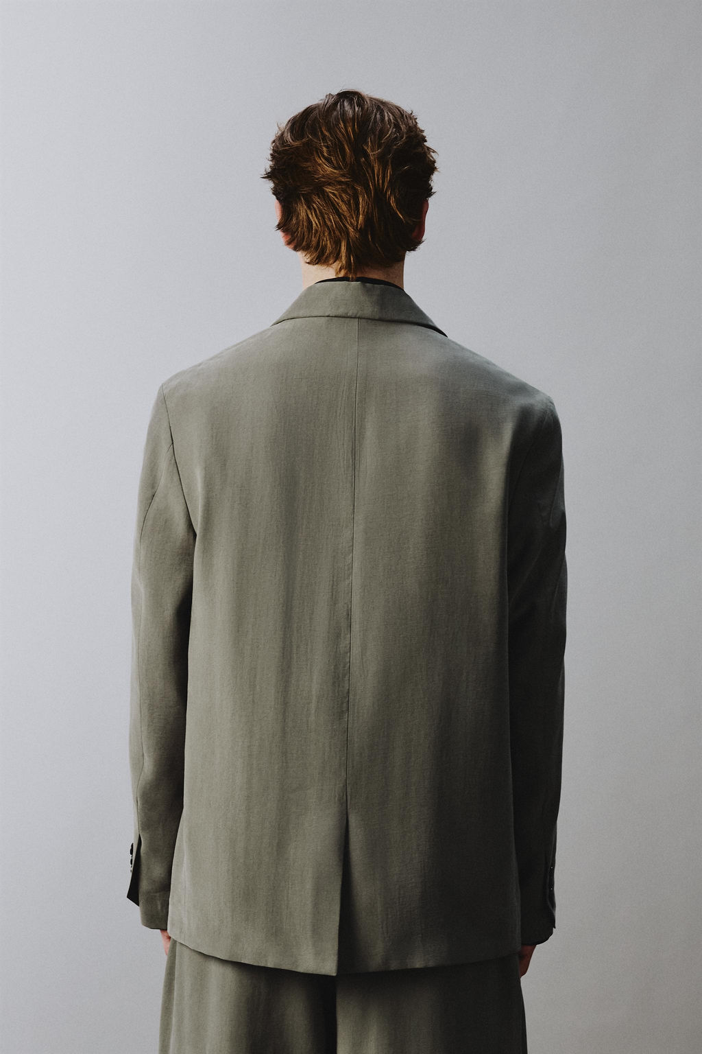 BLAZER RELAXED FIT TRAJE / crudo/kaki - Zara фото 3