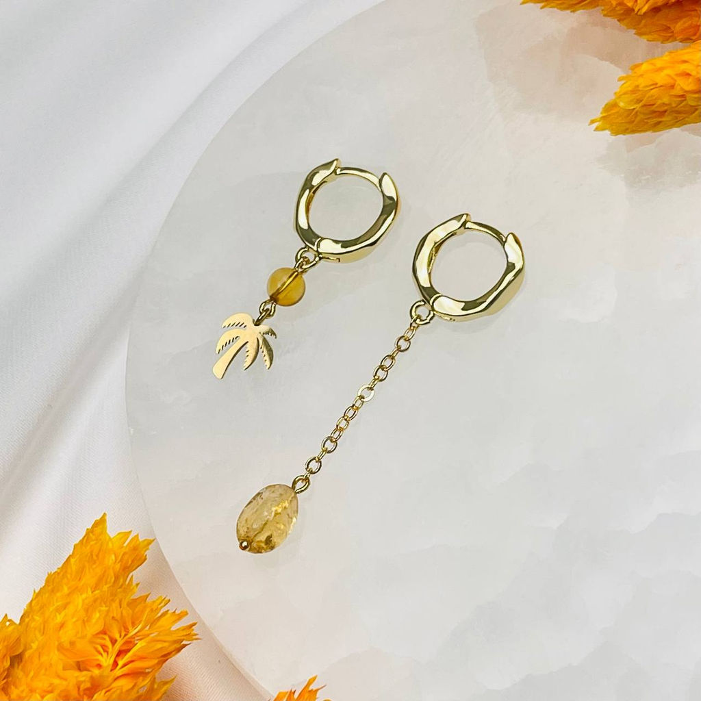 Серьги из Цитрина - Радуга самоцветов фото 2