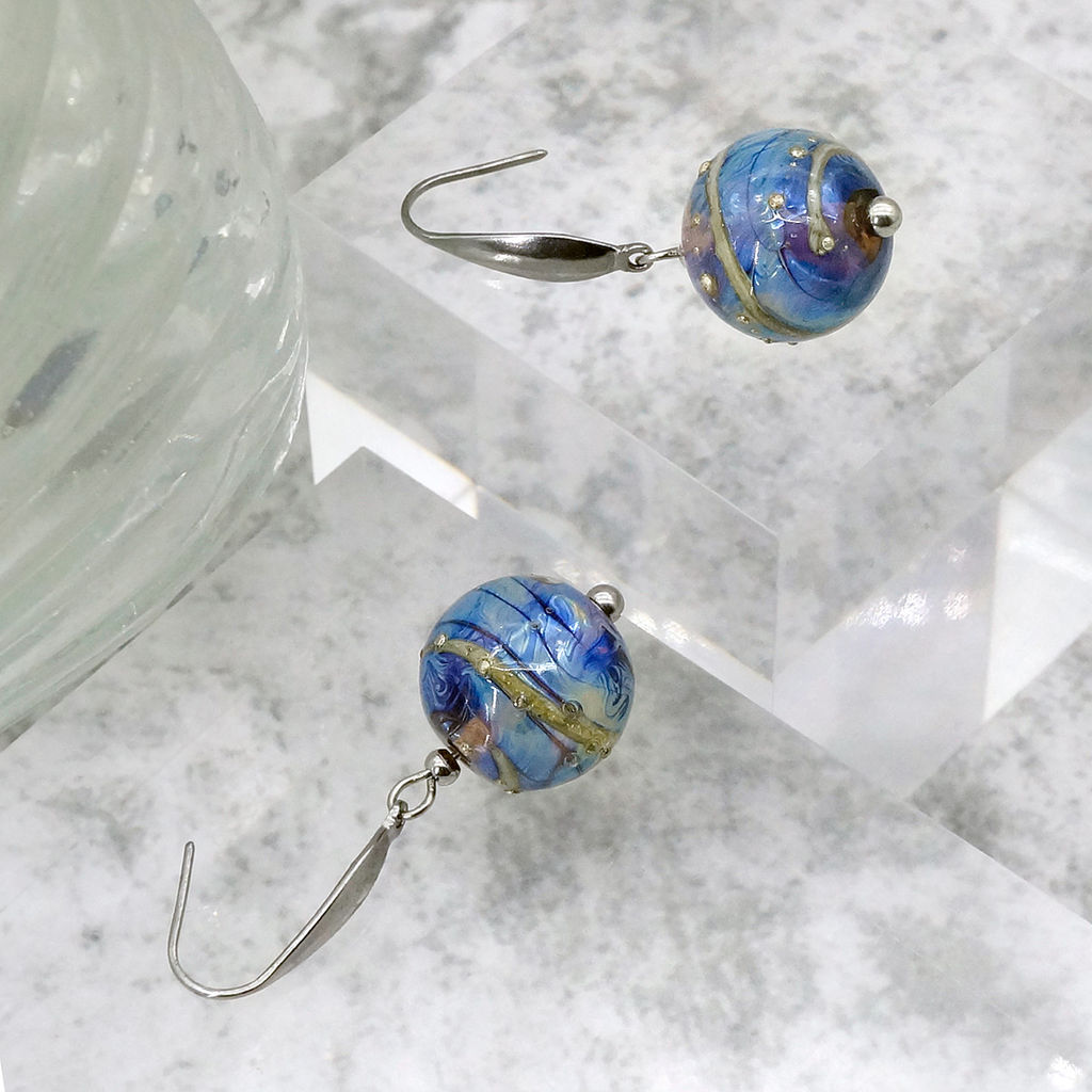 Серьги из муранского стекла HEAVEN LS2556 - Vloes фото 4