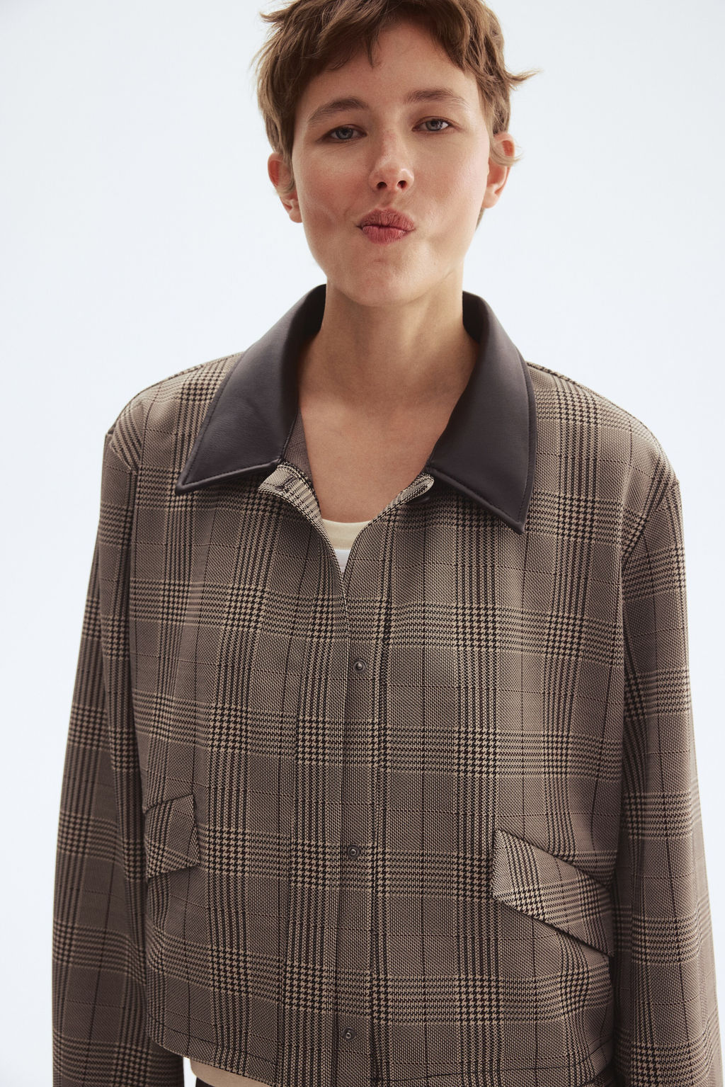 Chaqueta con cuello revestido - H&m фото 6