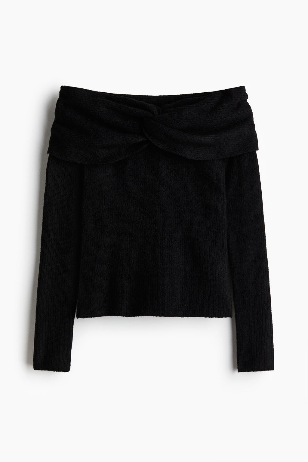 Jersey off-the-shoulder - H&m фото 2