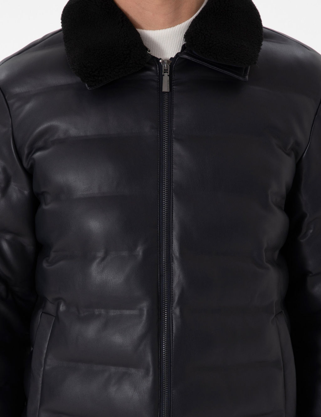 Lacivert Deri Ceket - Pierre cardin фото 7