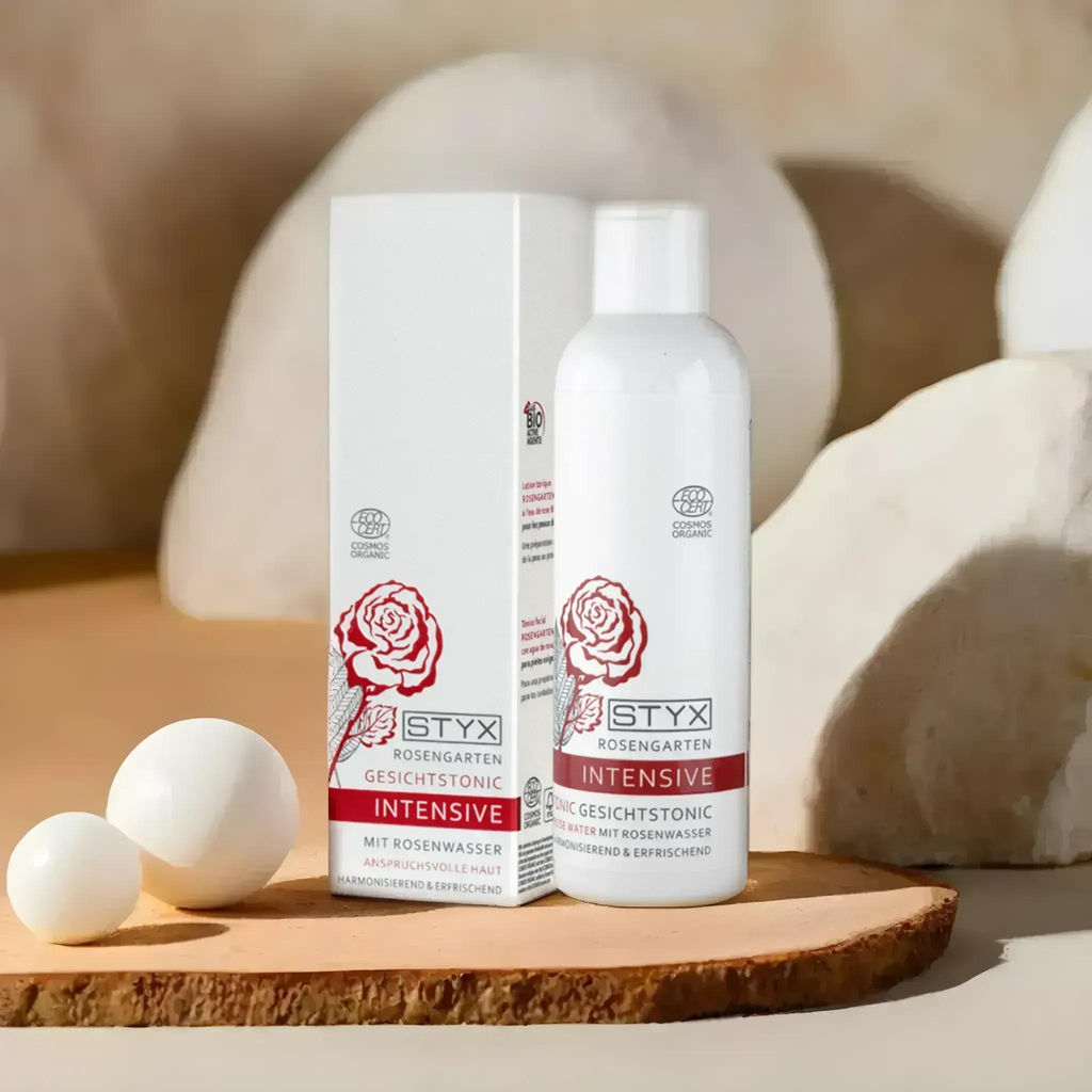 Омолаживающий тоник для лица с розовой водой РОЗОВЫЙ САД STYX, 200 мл  фото 2