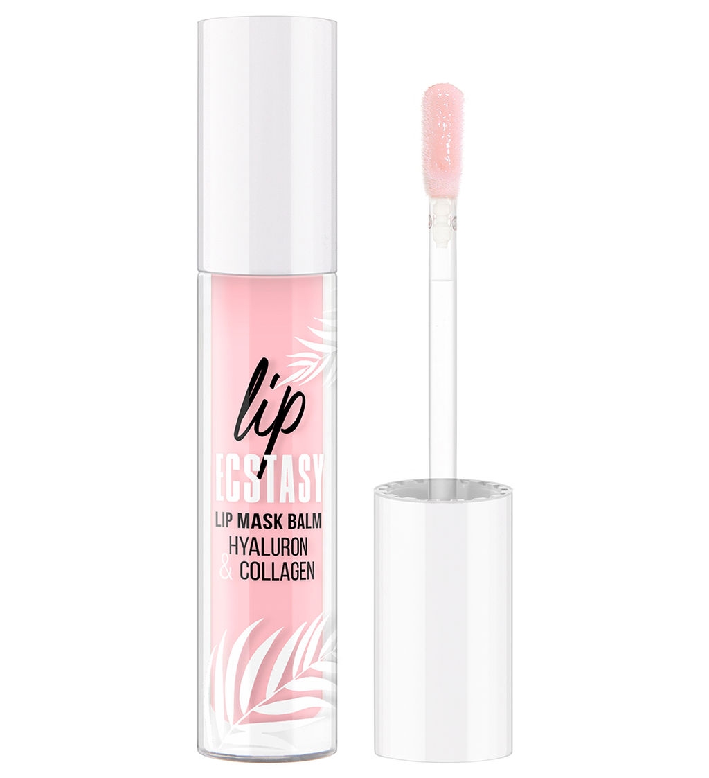 Luxvisage Маска-бальзам для губ LIP ECSTASY hyaluron & collagen, №601 ROSE роза