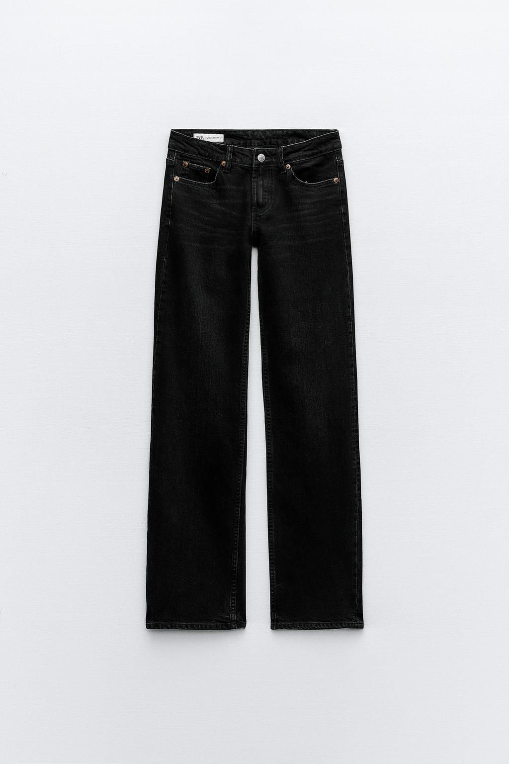 TRF LOW-RISE STRAIGHT JEANS - Zara фото 7