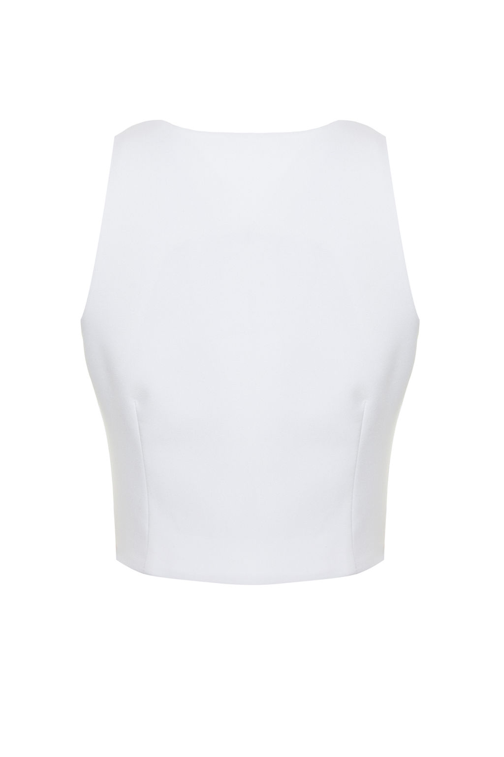 Trendyolmilla Ekru Fitted Gul Detayl? Crop Dokuma Yelek TWOSS24YE00026  фото 9