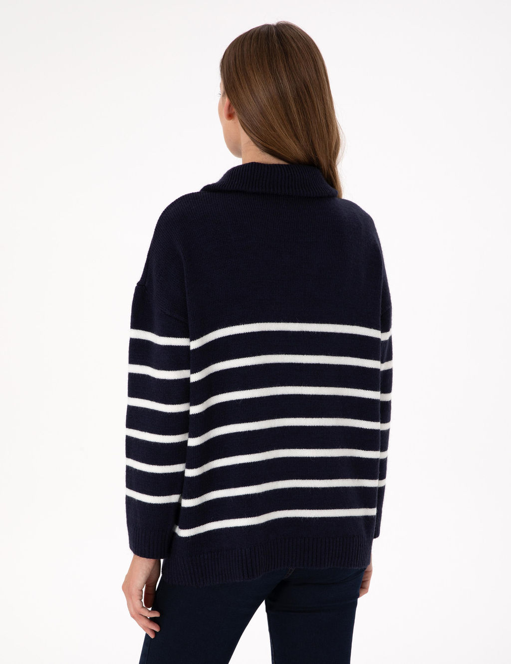 Lacivert Comfort Fit Kazak - Pierre cardin фото 5