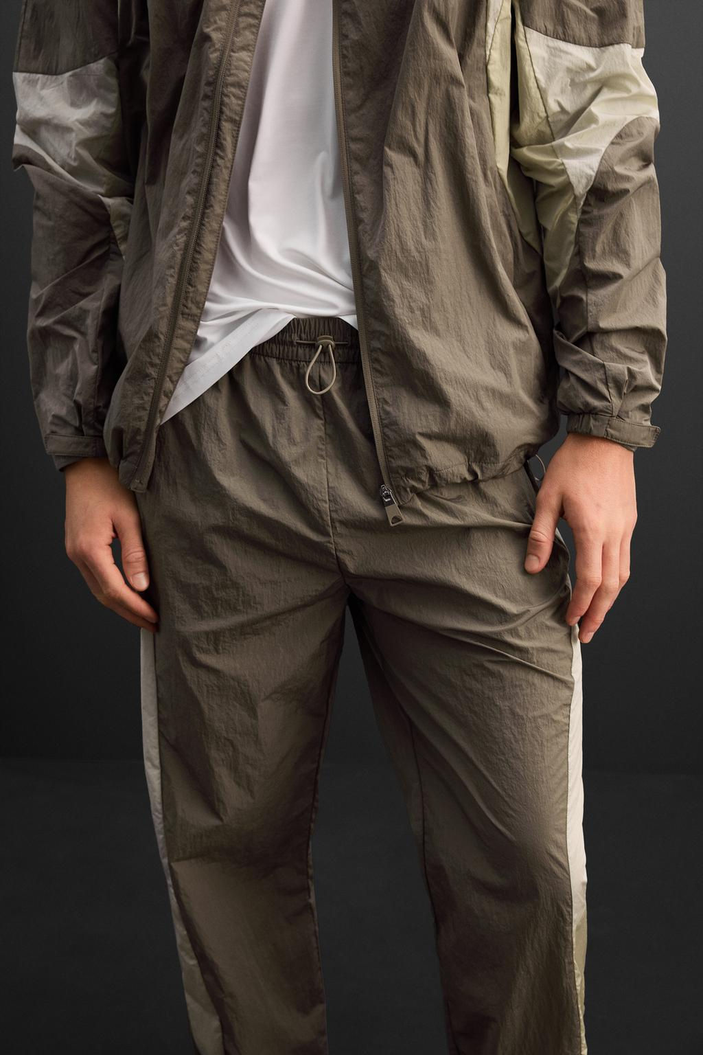 COLOUR BLOCK TECHNICAL JOGGERS - Zara фото 14