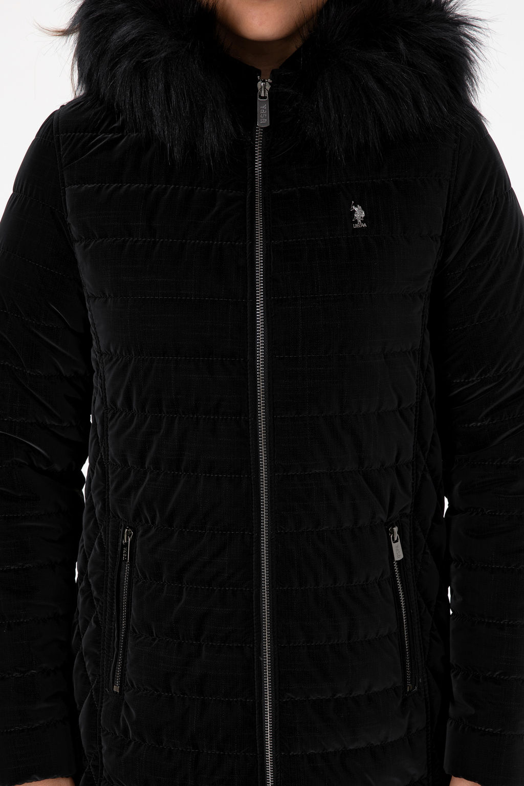 KadДn Siyah Suni Deri Ceket - U.s. polo assn фото 6