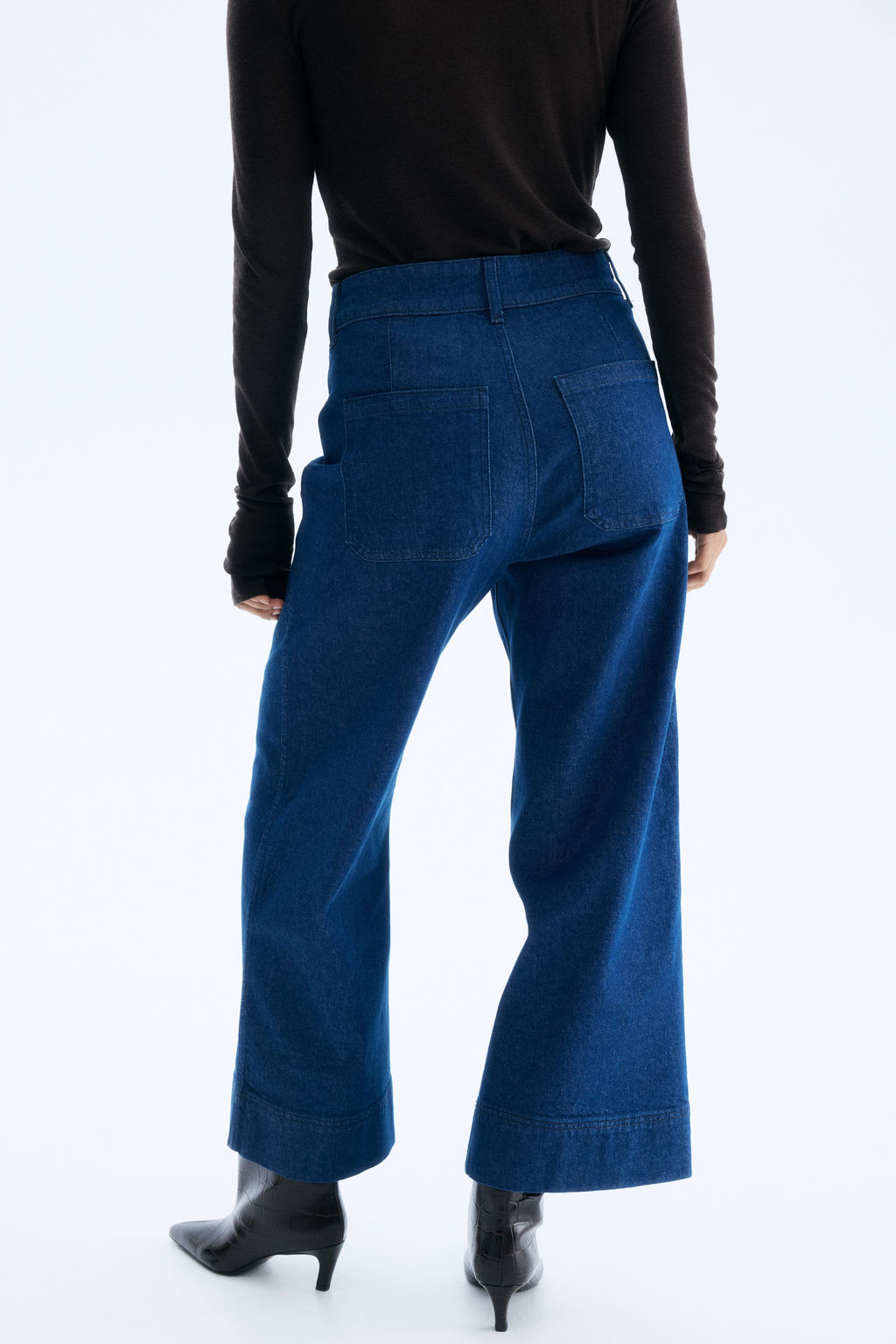 Wide High Ankle Jeans - H&m фото 8