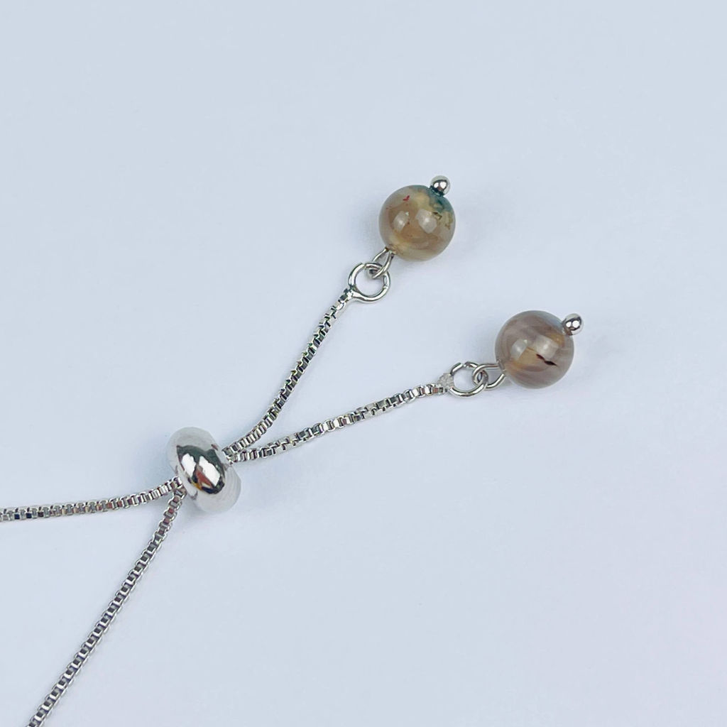 Браслет регулируемый с ботсванским Агатом - Радуга самоцветов фото 3