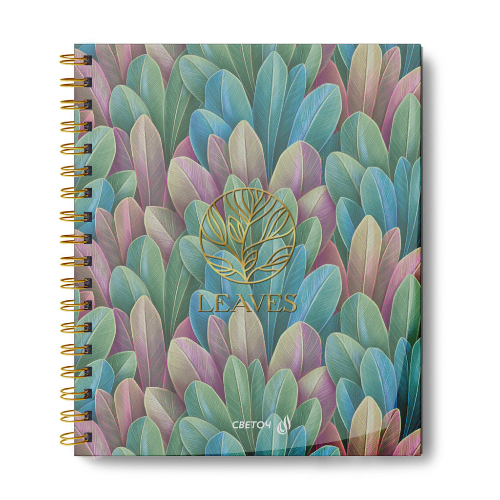 Светоч ТЕТ96-003 Тетрадь общая с пластик. обложкой с тисн. золотой фольгой, цвет. запечат. титульн.лист, 400 мкм., A5 96 л. на гребне 65 г/кв.м , белизна 100 % 4 шт. клетка 000818 Яркий сезон