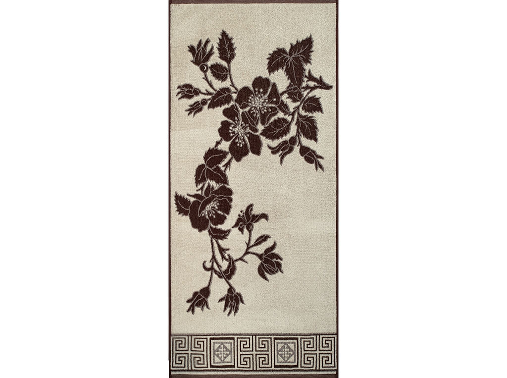 Полотенце махровое 6с102.411ж1 Шиповник (шоколад) 67х150см