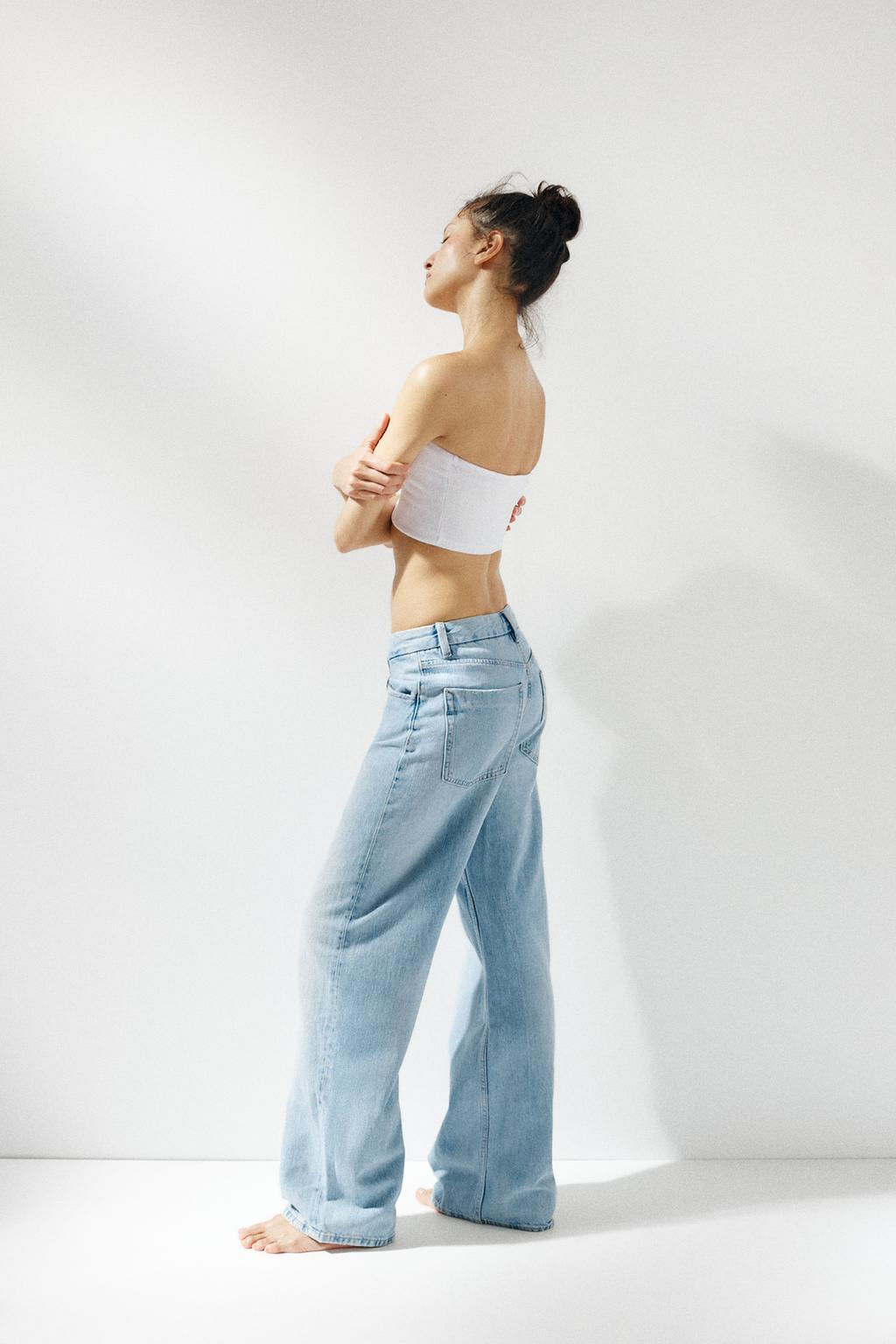 TRF CURVE HIGH-WAIST JEANS - Zara фото 4