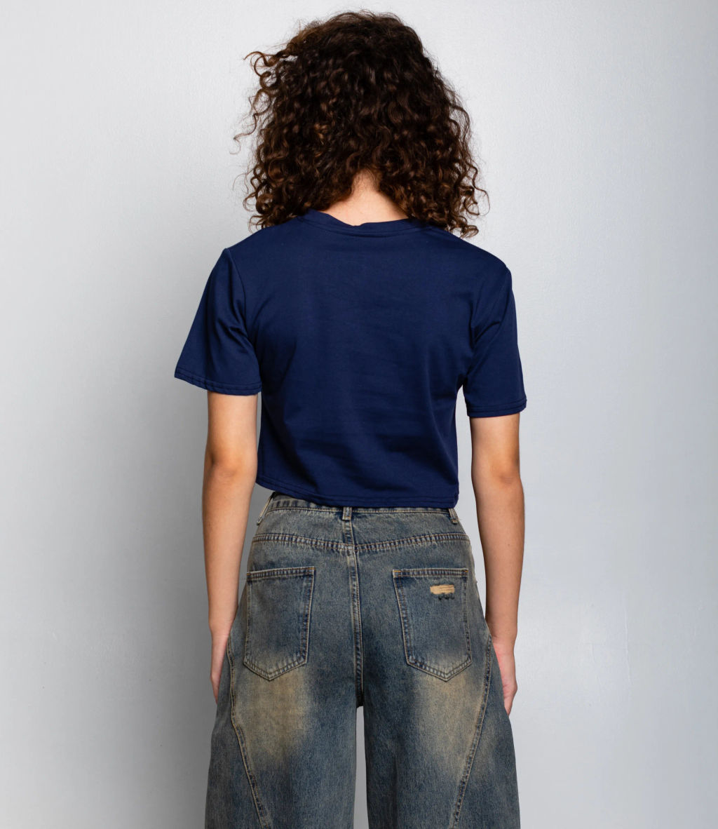 Футболка #КТ888119, синий - Dommod фото 3