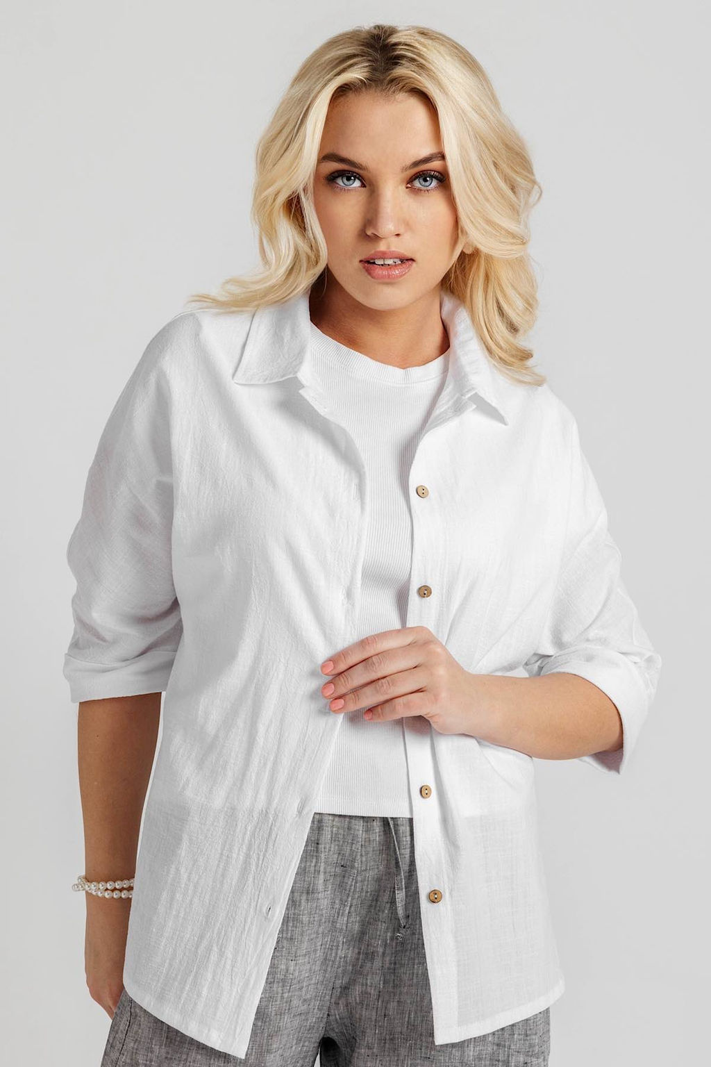 Блузка женская 4274/18/Белый - Rise фото 3